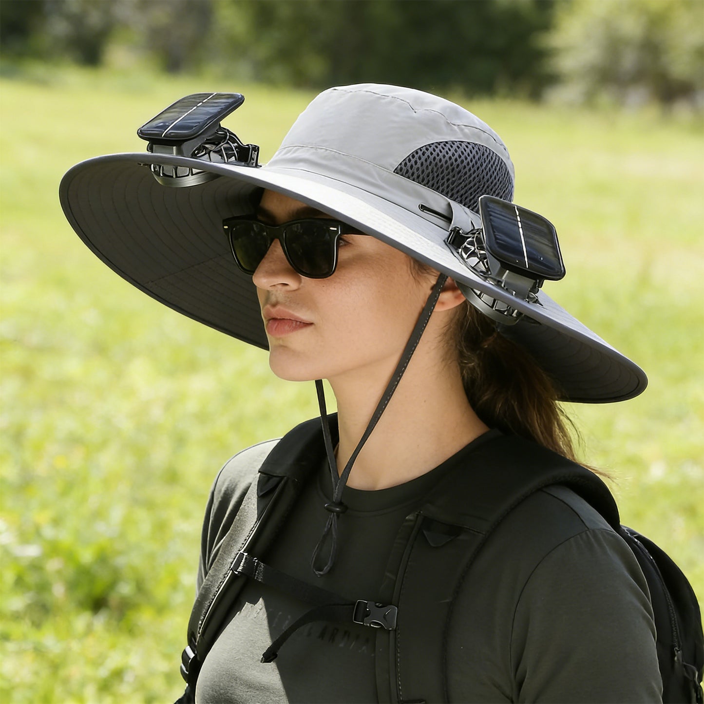 Solar-Powered Cooling Hat