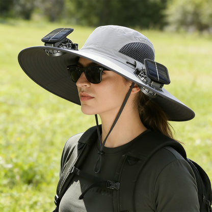 Solar-Powered Cooling Hat