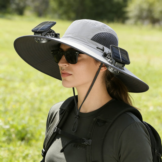 Solar-Powered Cooling Hat