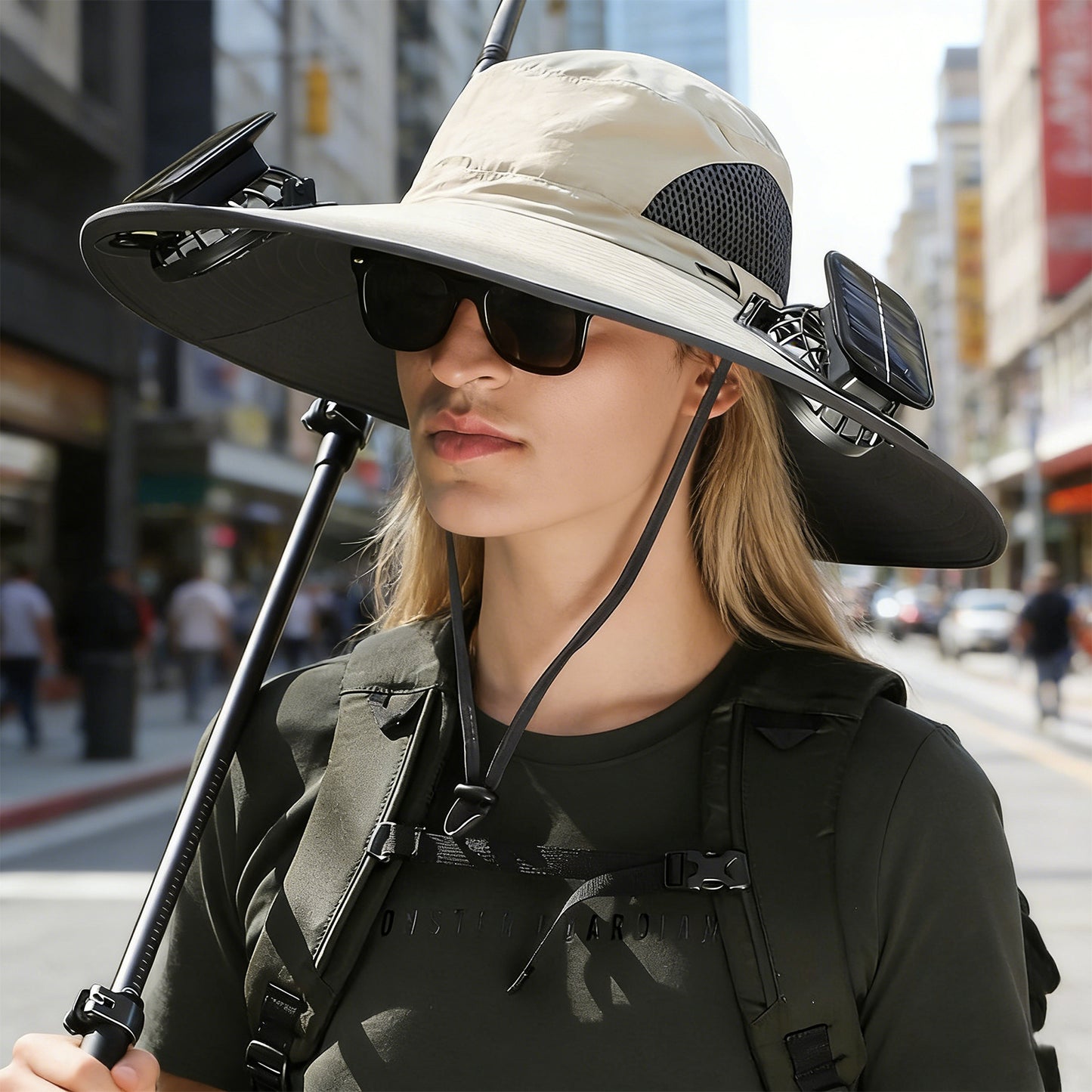 Solar-Powered Cooling Hat