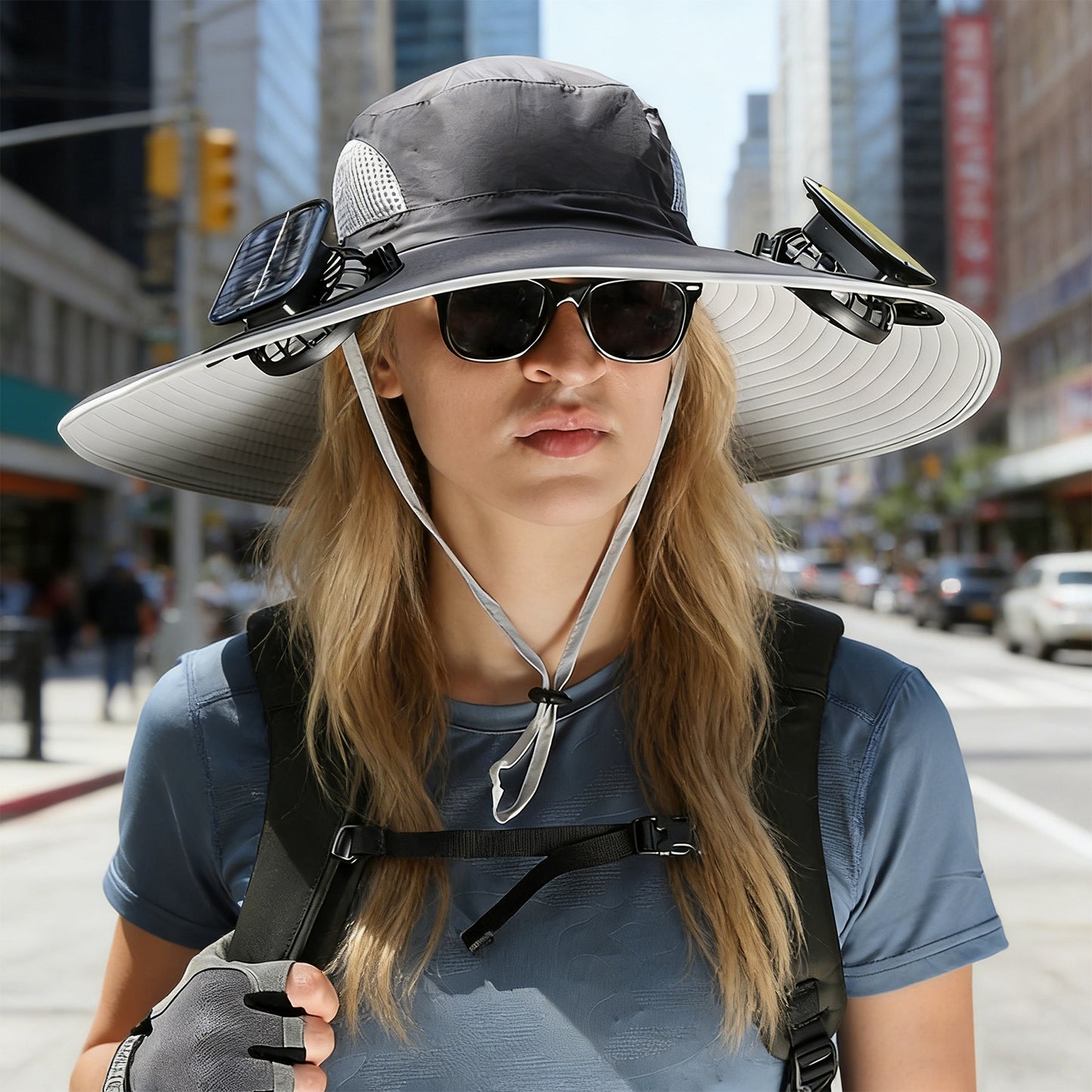 Solar-Powered Cooling Hat